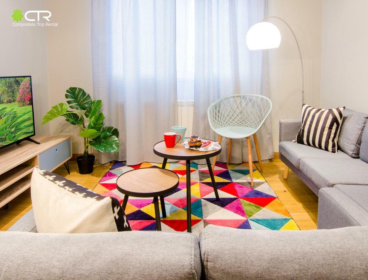 דירות סנטיאגו דה קומפוסטלה Coqueto & Confortable Apartamento מראה חיצוני תמונה